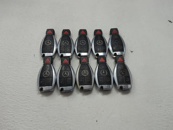 compare product Lot of 10 Mercedes-Benz Keyless Entry Remote Fob MIXED FCC IDS 1473956
