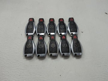Lot of 10 Mercedes-Benz Keyless Entry Remote Fob MIXED FCC IDS 1473956 - Oemusedautoparts1.com