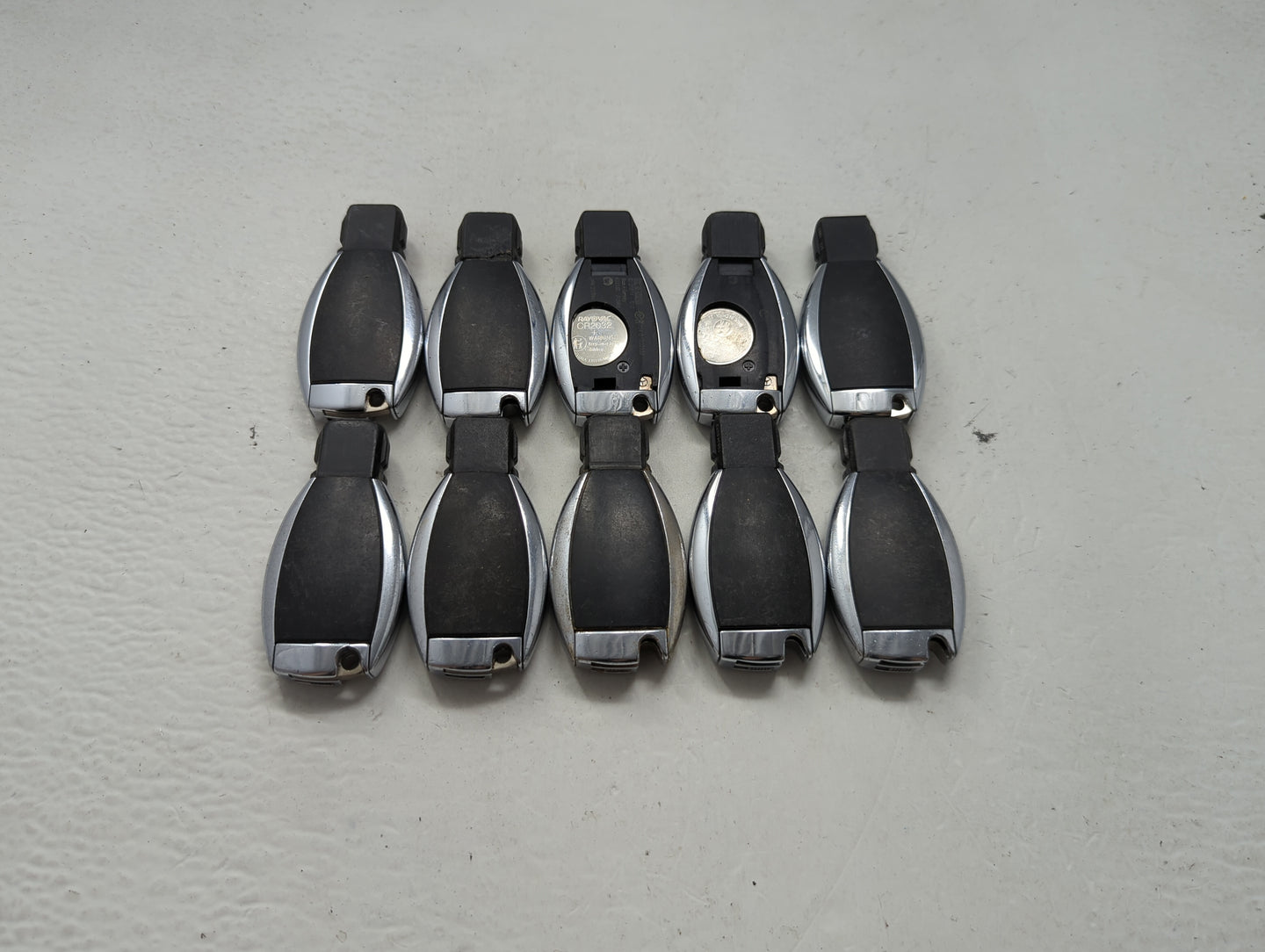 Lot of 10 Mercedes-Benz Keyless Entry Remote Fob MIXED FCC IDS 1473956 - Oemusedautoparts1.com