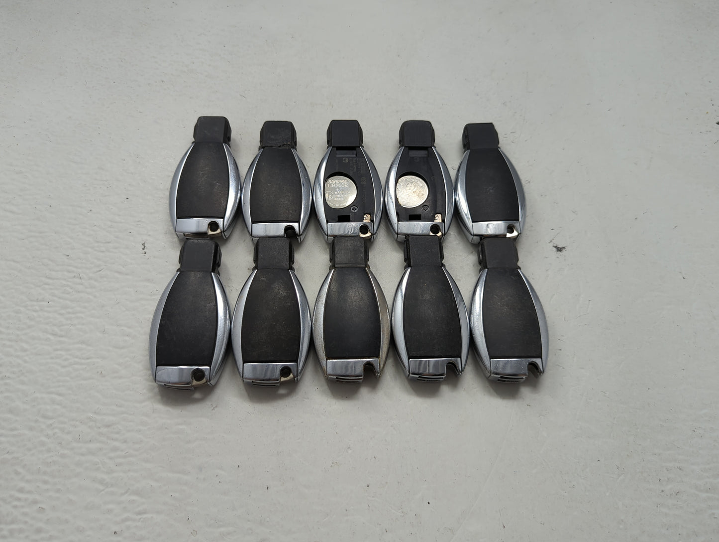 Lot of 10 Mercedes-Benz Keyless Entry Remote Fob MIXED FCC IDS 1473956 - Oemusedautoparts1.com