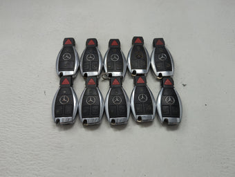 compare product Lot of 10 Mercedes-Benz Keyless Entry Remote Fob MIXED FCC IDS 1473957