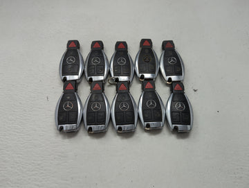 Lot of 10 Mercedes-Benz Keyless Entry Remote Fob MIXED FCC IDS 1473957 - Oemusedautoparts1.com