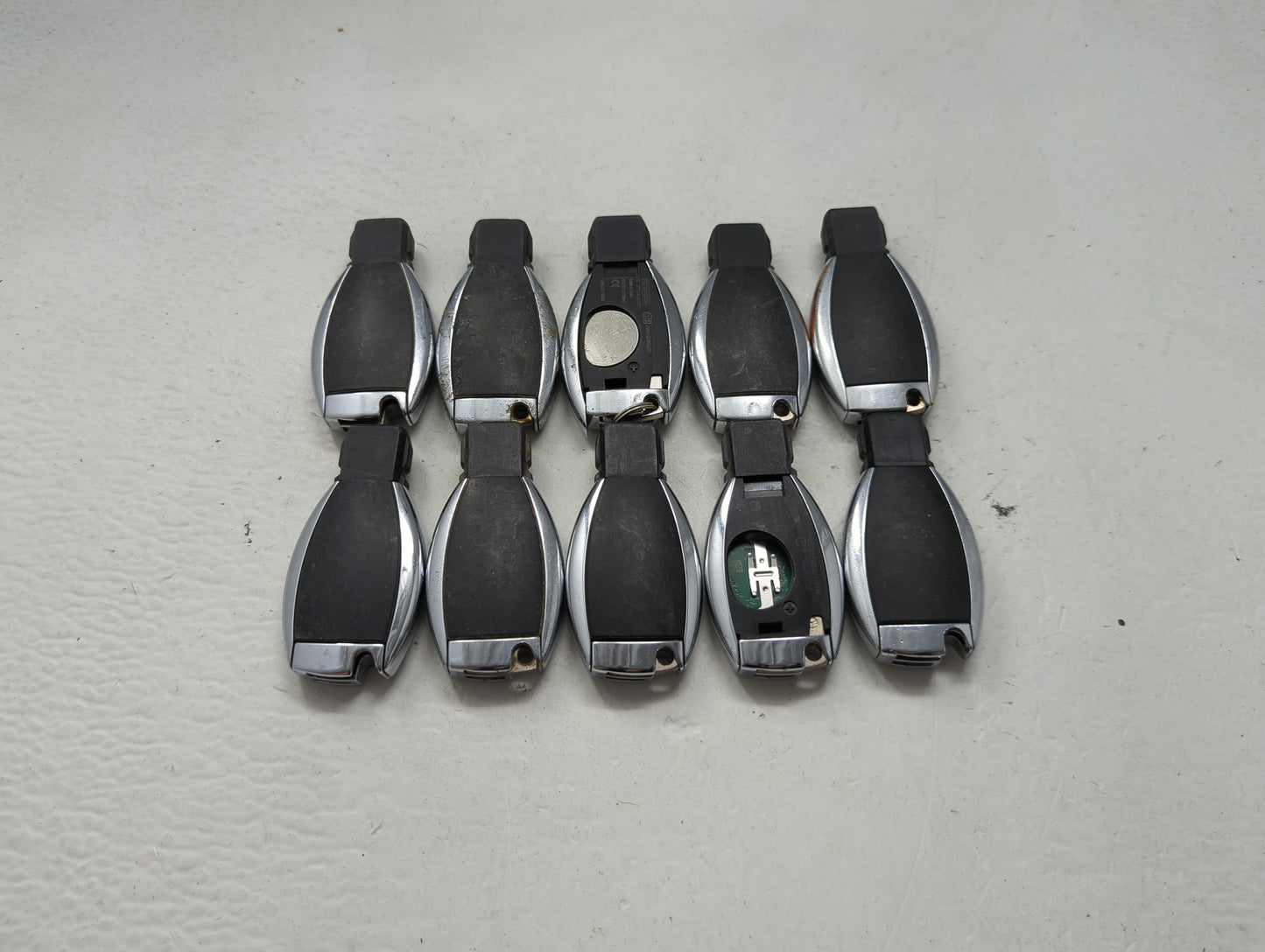 Lot of 10 Mercedes-Benz Keyless Entry Remote Fob MIXED FCC IDS 1473957 - Oemusedautoparts1.com