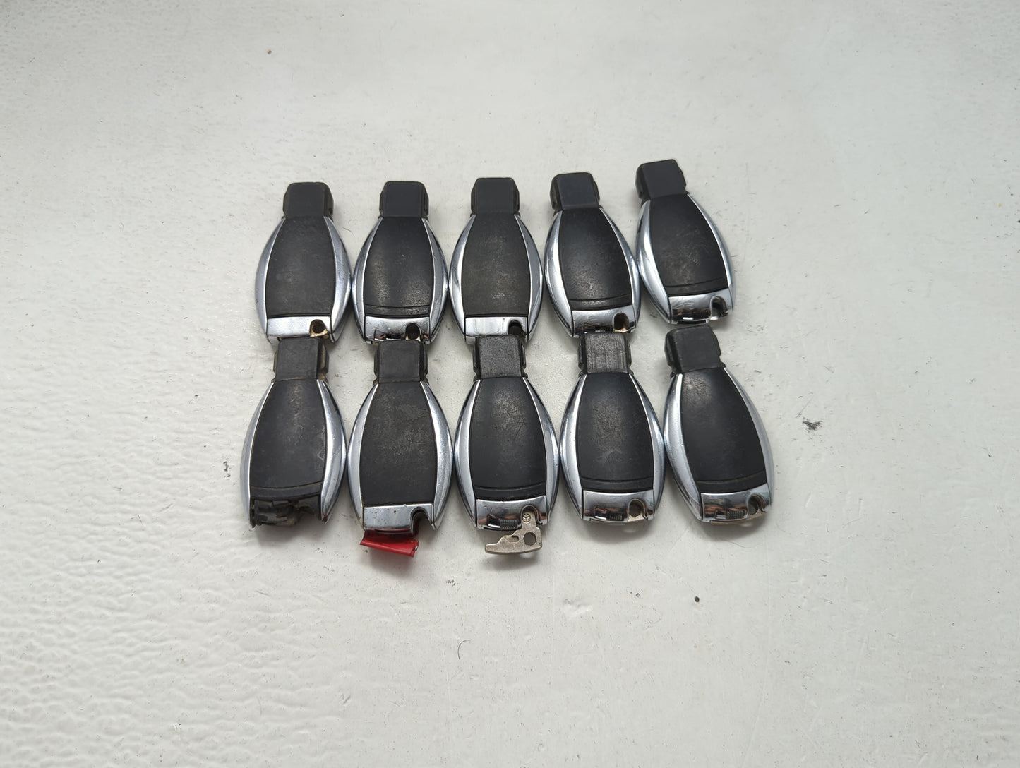 Lot of 10 Mercedes-Benz Keyless Entry Remote Fob MIXED FCC IDS 1473958 - Oemusedautoparts1.com