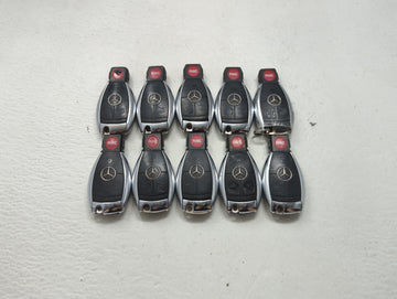 Lot of 10 Mercedes-Benz Keyless Entry Remote Fob MIXED FCC IDS 1473960 - Oemusedautoparts1.com