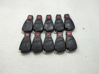 compare product Lot of 10 Mercedes-Benz Keyless Entry Remote Fob MIXED FCC IDS 1473961