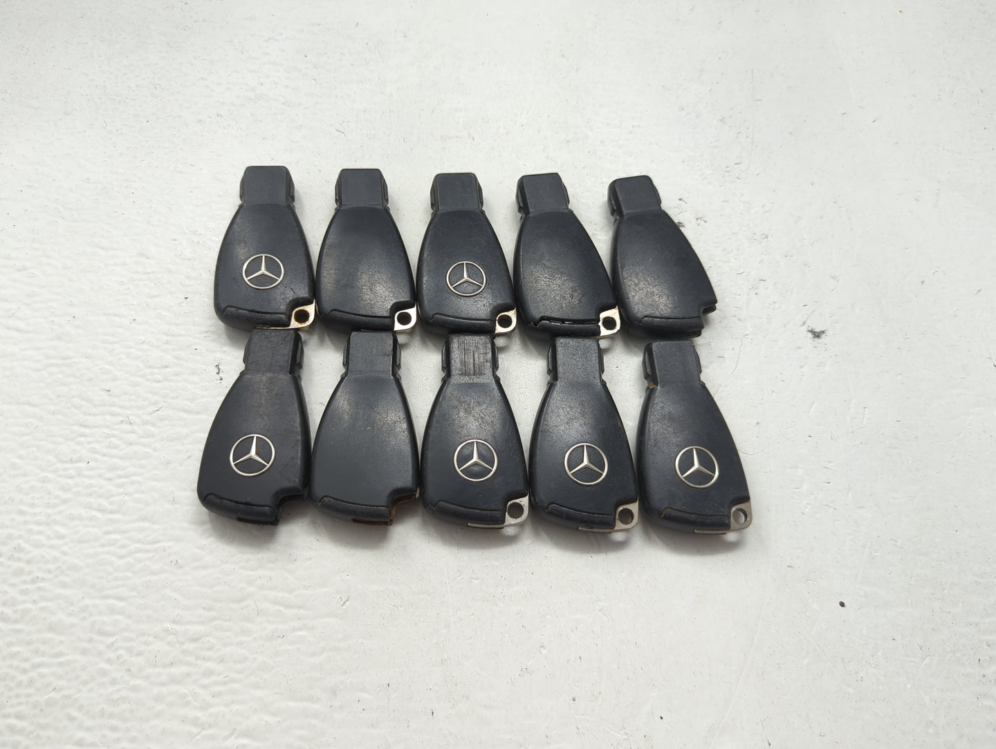 Lot of 10 Mercedes-Benz Keyless Entry Remote Fob MIXED FCC IDS 1473961 - Oemusedautoparts1.com