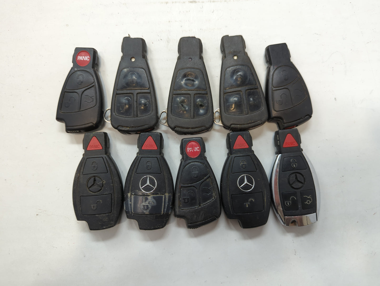 Lot of 10 Mercedes-Benz Keyless Entry Remote Fob IYZDC11 | IYZ3312 | - Oemusedautoparts1.com
