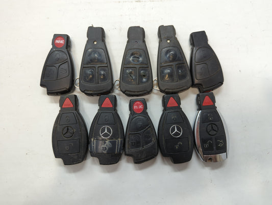 Lot of 10 Mercedes-Benz Keyless Entry Remote Fob IYZDC11 | IYZ3312 | - Oemusedautoparts1.com