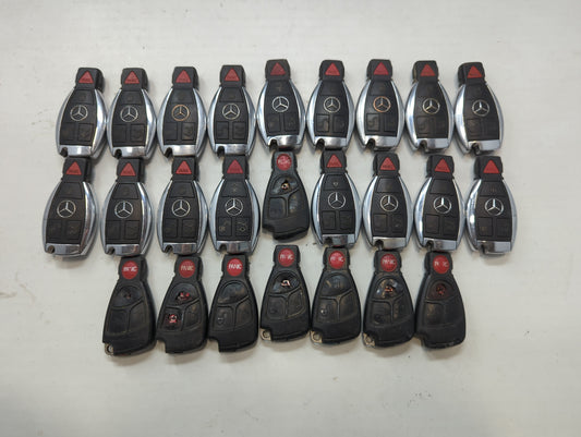 Lot of 25 Mercedes-Benz Keyless Entry Remote Fob IYZDC07 | IYZ3312 - Oemusedautoparts1.com