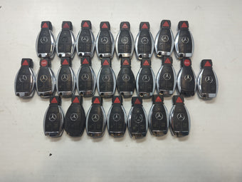 compare product Lot of 25 Mercedes-Benz Keyless Entry Remote Fob MIXED FCC IDS MIXED