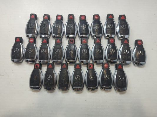 Lot of 25 Mercedes-Benz Keyless Entry Remote Fob MIXED FCC IDS MIXED - Oemusedautoparts1.com