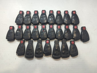compare product Lot of 25 Mercedes-Benz Keyless Entry Remote Fob MIXED FCC IDS MIXED