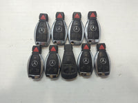 Lot of 9 Mercedes-Benz Keyless Entry Remote Fob MIXED FCC IDS MIXED PART - Oemusedautoparts1.com