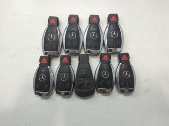 compare product Lot of 9 Mercedes-Benz Keyless Entry Remote Fob MIXED FCC IDS MIXED PART