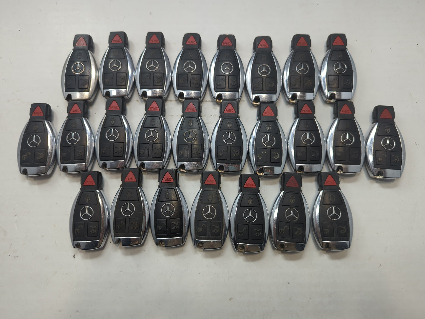 Lot of 25 Mercedes-Benz Keyless Entry Remote Fob IYZDC11 | IYZDC12K - Oemusedautoparts1.com