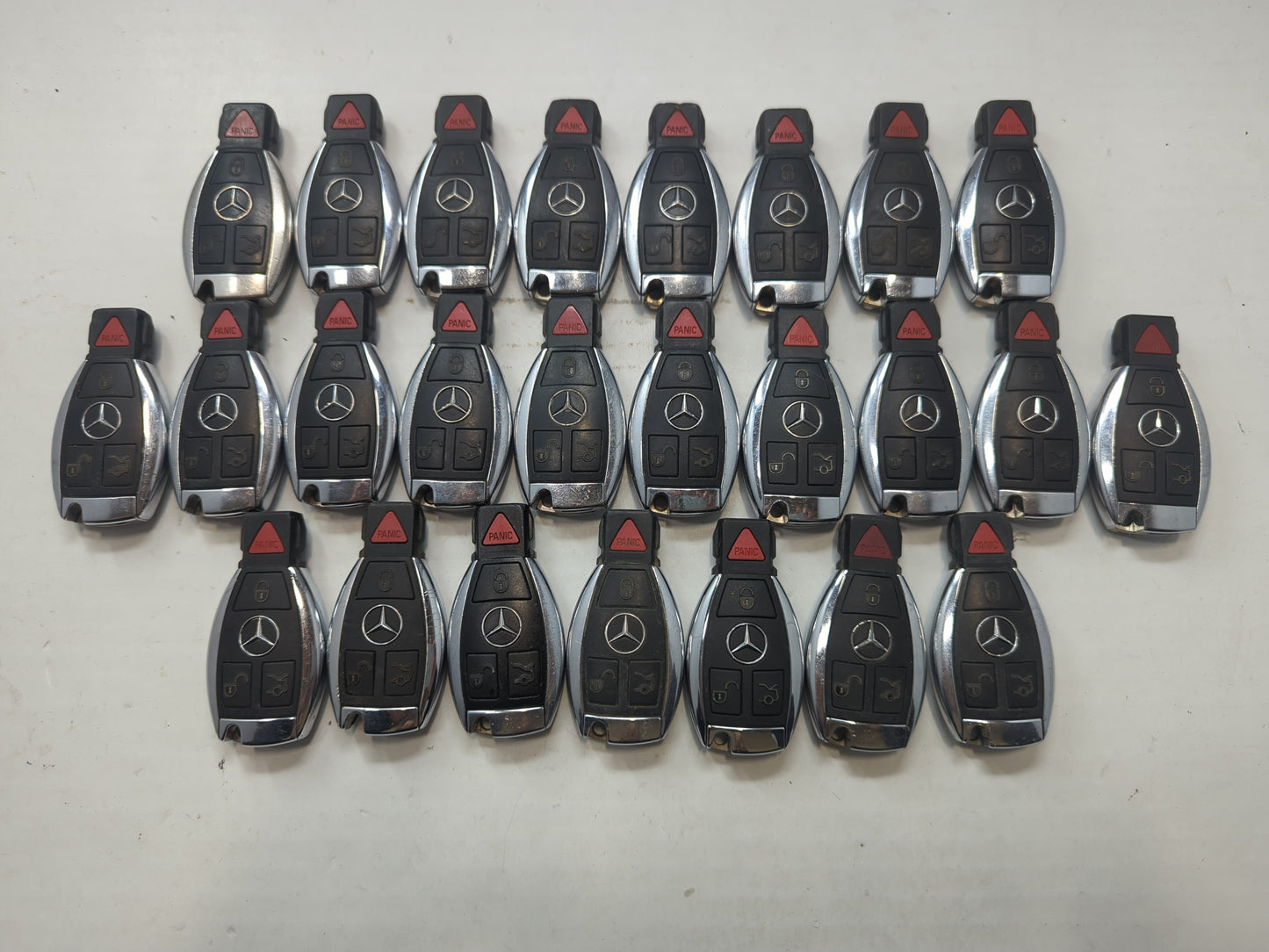 Lot of 25 Mercedes-Benz Keyless Entry Remote Fob IYZDC11 | IYZDC12K - Oemusedautoparts1.com