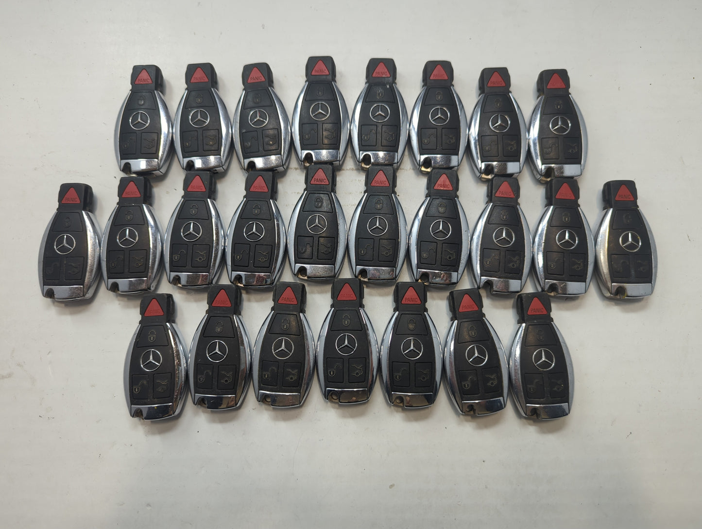 Lot of 25 Mercedes-Benz Keyless Entry Remote Fob IYZDC11 | IYZDC12K - Oemusedautoparts1.com