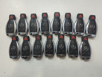compare product Lot of 15 Mercedes-Benz Keyless Entry Remote Fob MIXED FCC IDS MIXED