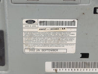 1998-2005 Mercury Grand Marquis Radio AM FM Cd Player Receiver Replacement Fits OEM Used Auto Parts - Oemusedautoparts1.com