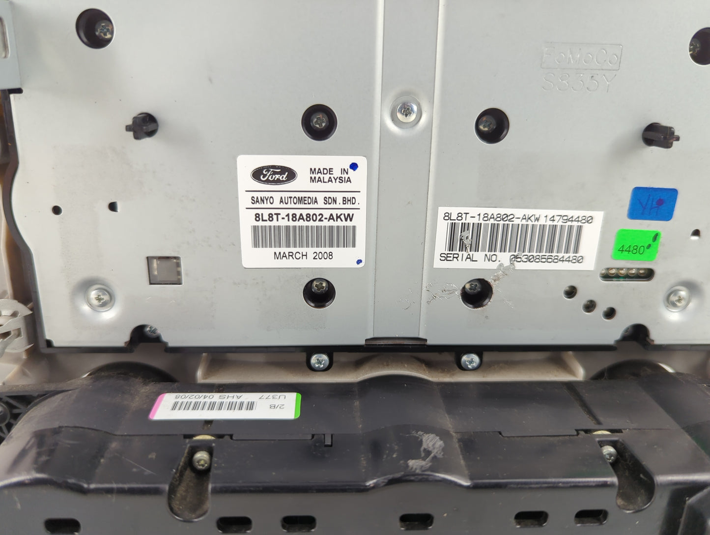2008 Mercury Mariner Climate Control Module Temperature AC/Heater Replacement Fits OEM Used Auto Parts - Oemusedautoparts1.c
