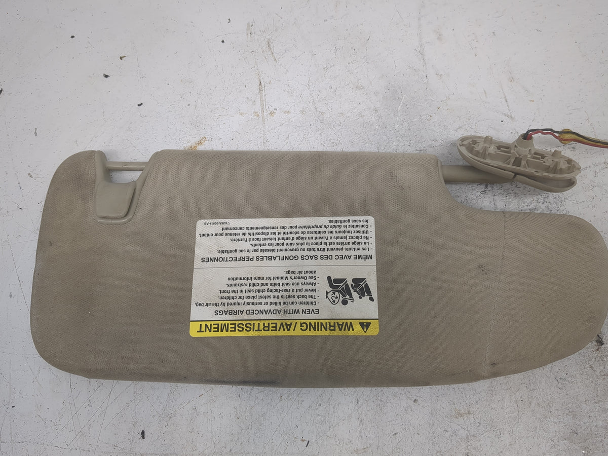 2010-2011 Mercury Milan Sun Visor Shade Replacement Driver Left Mirror Fits Fits 2010 2011 2012 OEM Used Auto Parts - Oemuse