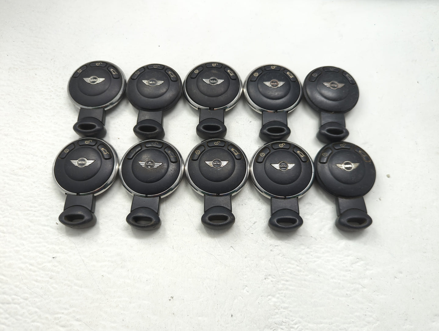 Lot of 10 Mini Keyless Entry Remote Fob MIXED FCC IDS MIXED PART NUMBERS - Oemusedautoparts1.com
