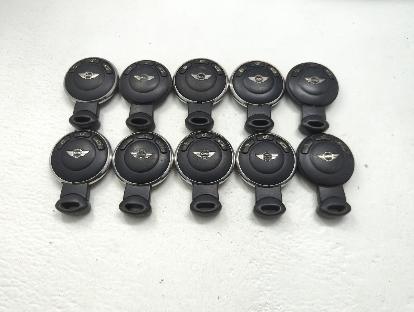 Lot of 10 Mini Keyless Entry Remote Fob MIXED FCC IDS MIXED PART NUMBERS - Oemusedautoparts1.com