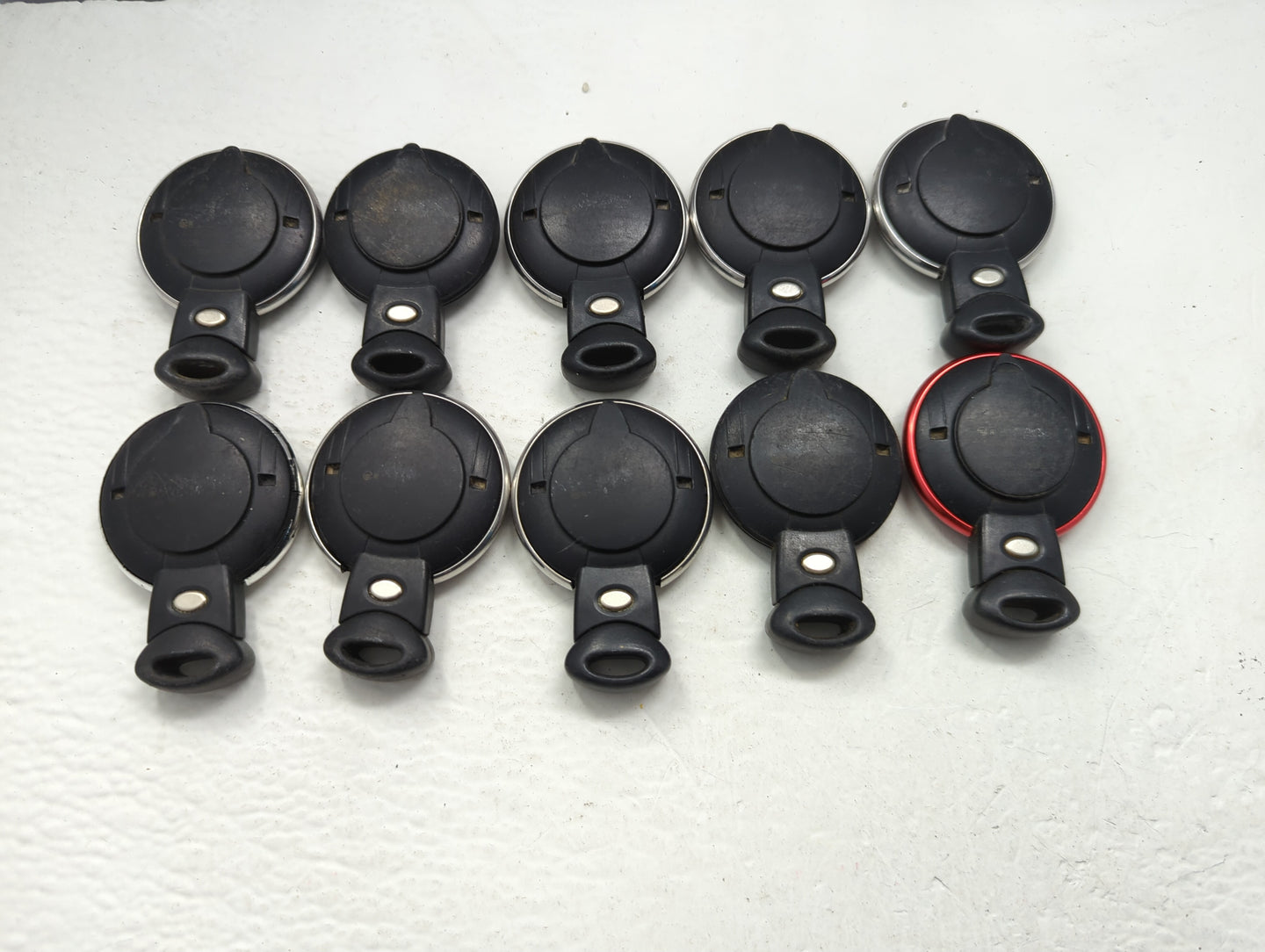 Lot of 10 Mini Keyless Entry Remote Fob MIXED FCC IDS MIXED PART NUMBERS - Oemusedautoparts1.com
