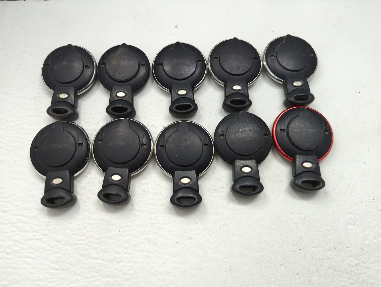 Lot of 10 Mini Keyless Entry Remote Fob MIXED FCC IDS MIXED PART NUMBERS - Oemusedautoparts1.com