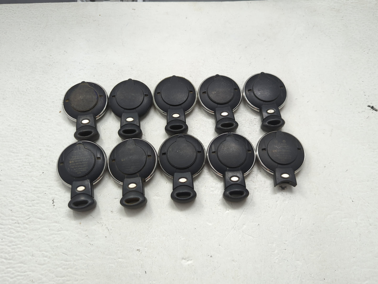 Lot of 10 Mini Keyless Entry Remote Fob MIXED FCC IDS MIXED PART NUMBERS 1474007 - Oemusedautoparts1.com
