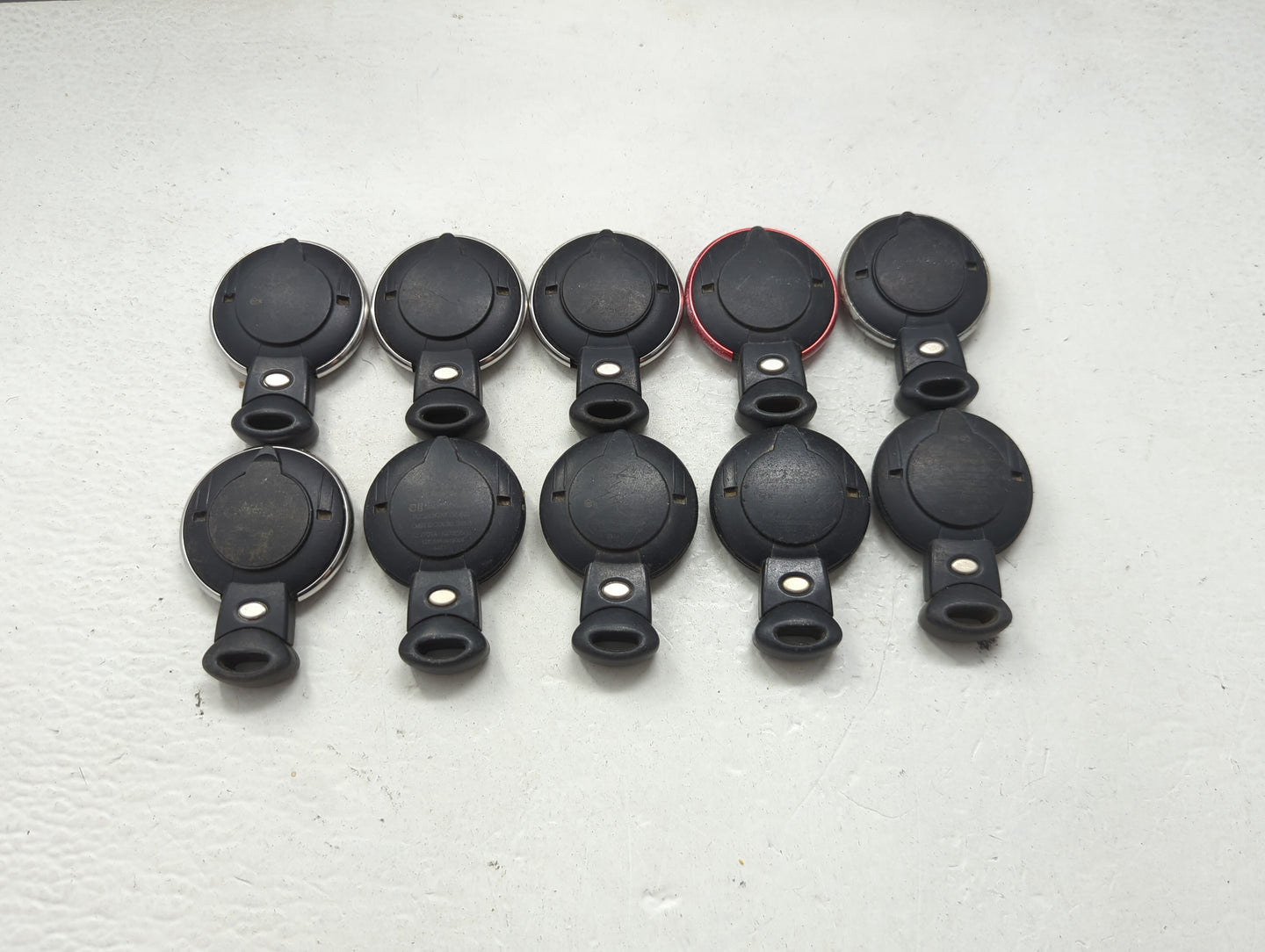 Lot of 10 Mini Keyless Entry Remote Fob MIXED FCC IDS MIXED PART NUMBERS 1474008 - Oemusedautoparts1.com