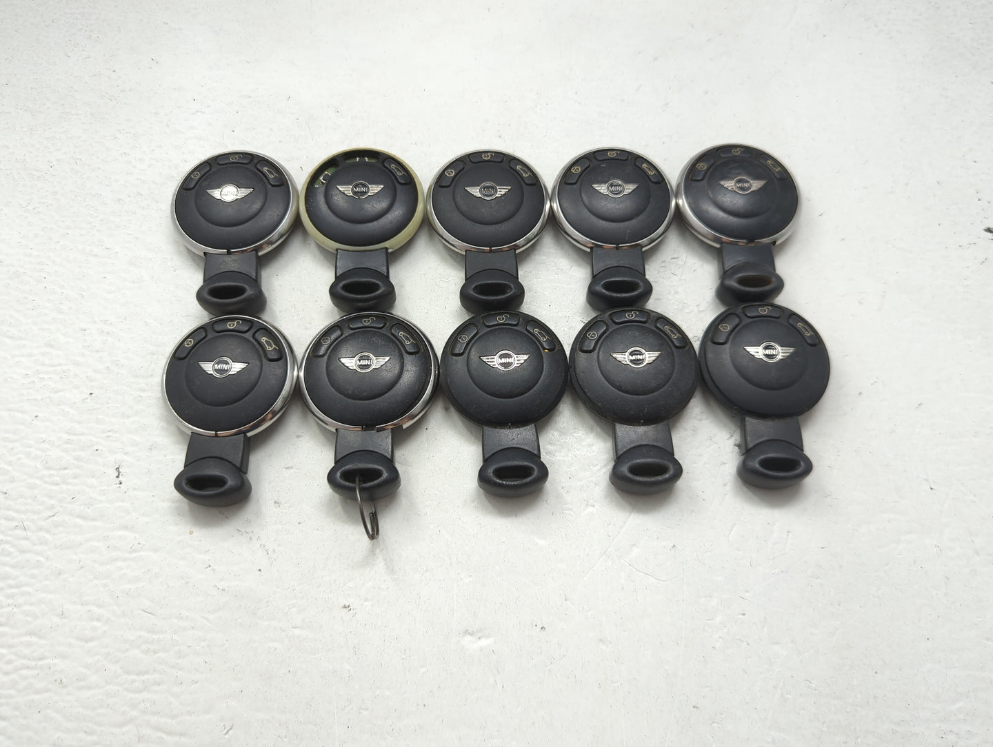 Lot of 10 Mini Keyless Entry Remote Fob MIXED FCC IDS MIXED PART NUMBERS 1474010 - Oemusedautoparts1.com