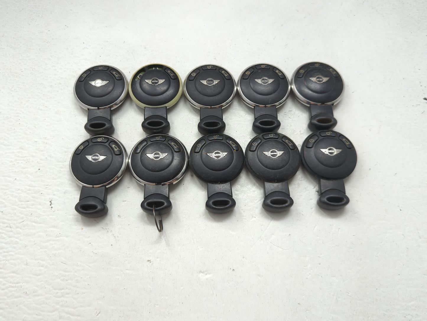 Lot of 10 Mini Keyless Entry Remote Fob MIXED FCC IDS MIXED PART NUMBERS 1474010 - Oemusedautoparts1.com