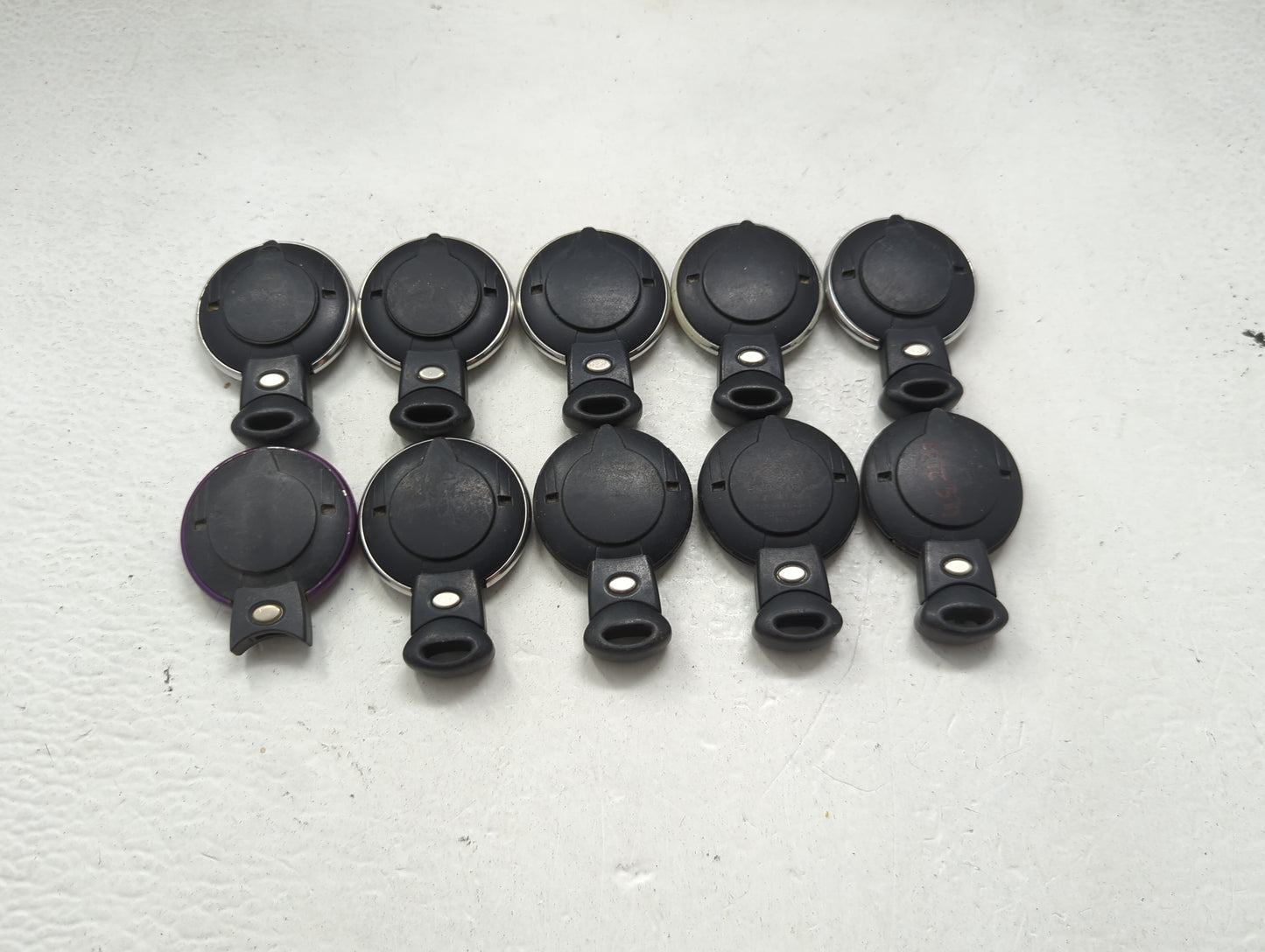 Lot of 10 Mini Keyless Entry Remote Fob MIXED FCC IDS MIXED PART NUMBERS 1474012 - Oemusedautoparts1.com