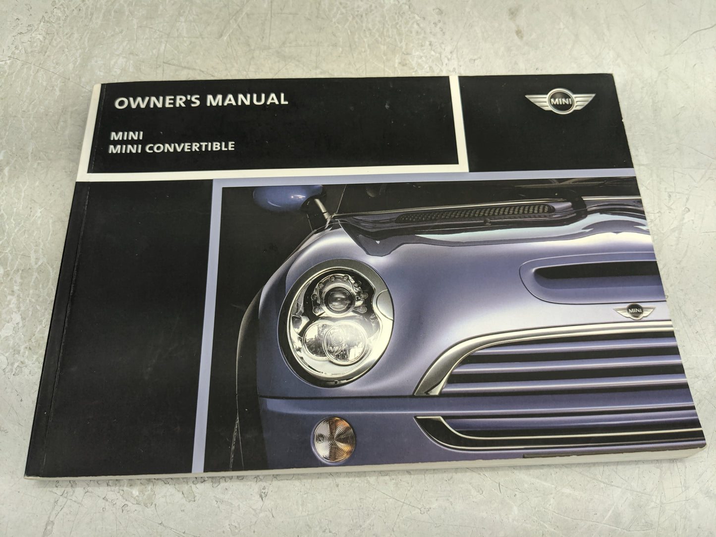 0 Mini Cooper Owners Manual Book Guide OEM Used Auto Parts - Oemusedautoparts1.com