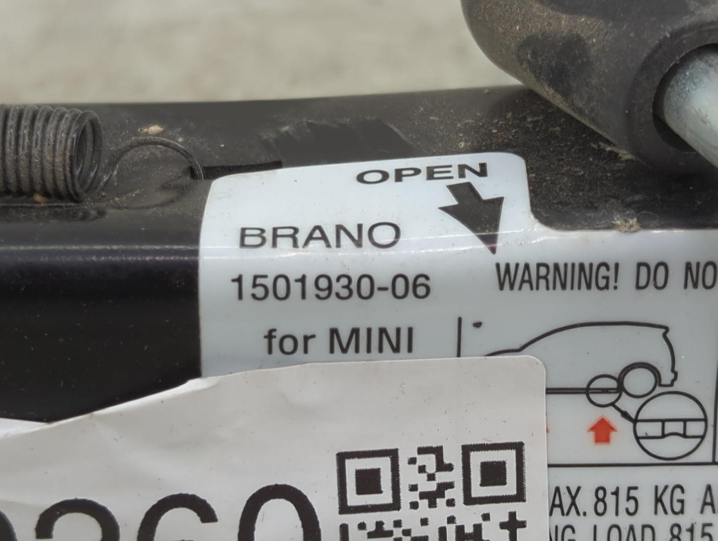 Mini Cooper Spare Scissor Car Jack 1429260 - Oemusedautoparts1.com