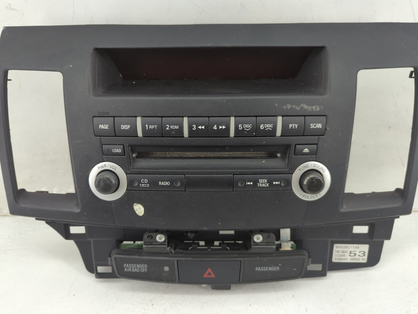 2011-2013 Mitsubishi Lancer Information Display Screen - Oemusedautoparts1.com