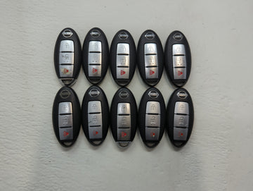 Lot of 10 Nissan Keyless Entry Remote Fob KR5S180144106 | KR5SWK49622 | - Oemusedautoparts1.com