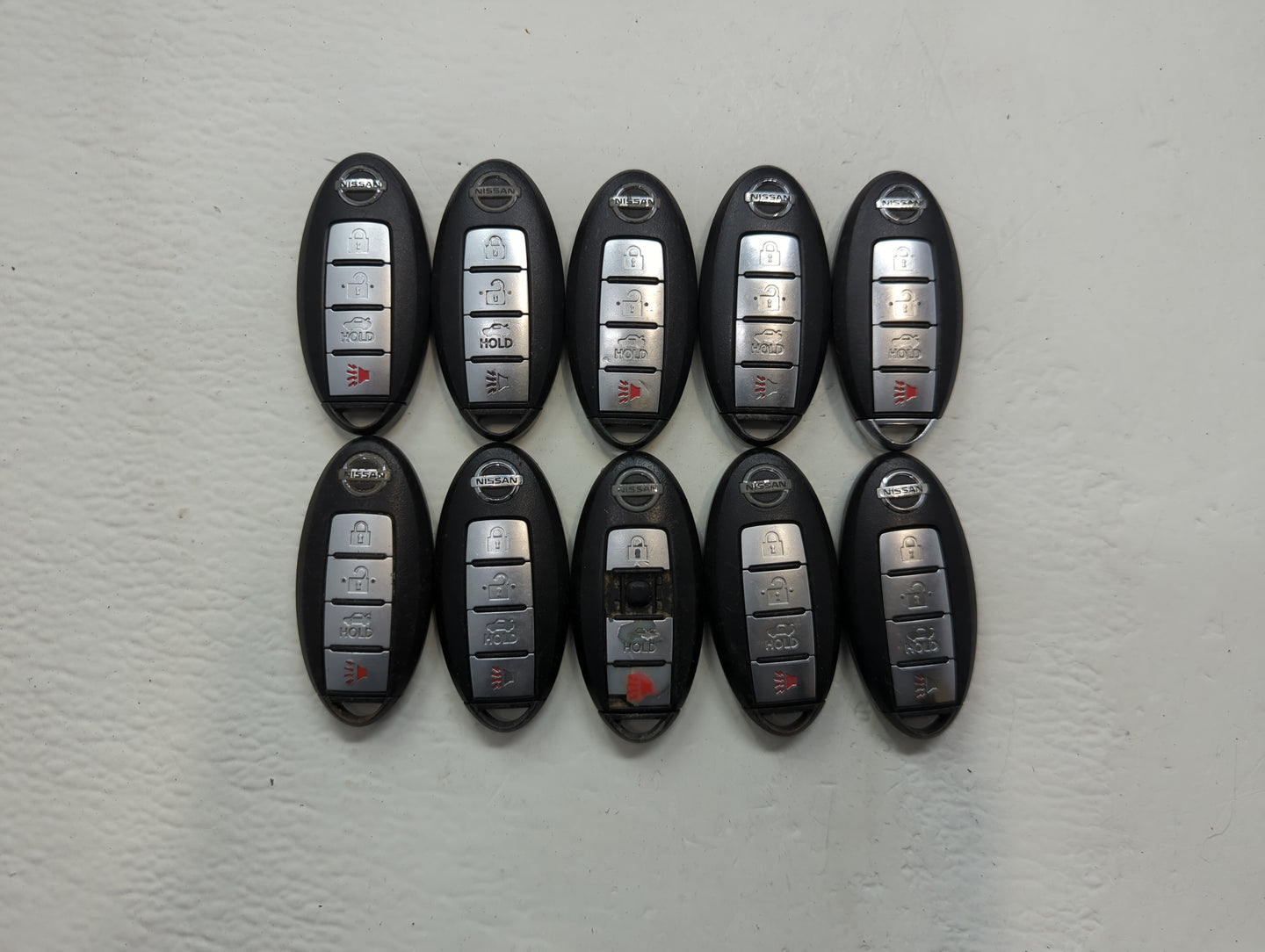 Lot of 10 Nissan Keyless Entry Remote Fob CWTWB1U840 | KR55WK48903 - Oemusedautoparts1.com