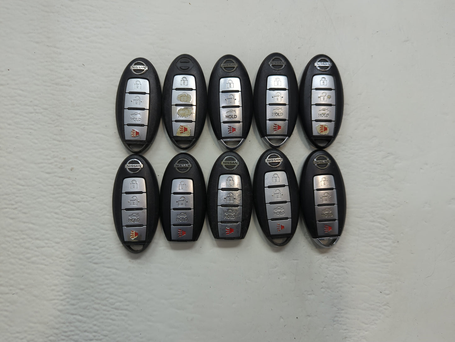 Lot of 10 Nissan Keyless Entry Remote Fob CWTWBU735 | KR5S180144014 - Oemusedautoparts1.com