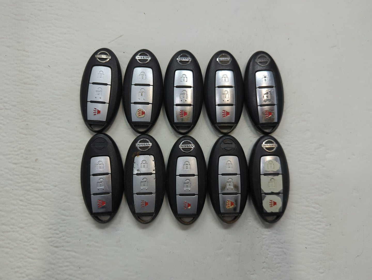Lot of 10 Nissan Keyless Entry Remote Fob KR5S180144014 | CWTWB729 | - Oemusedautoparts1.com