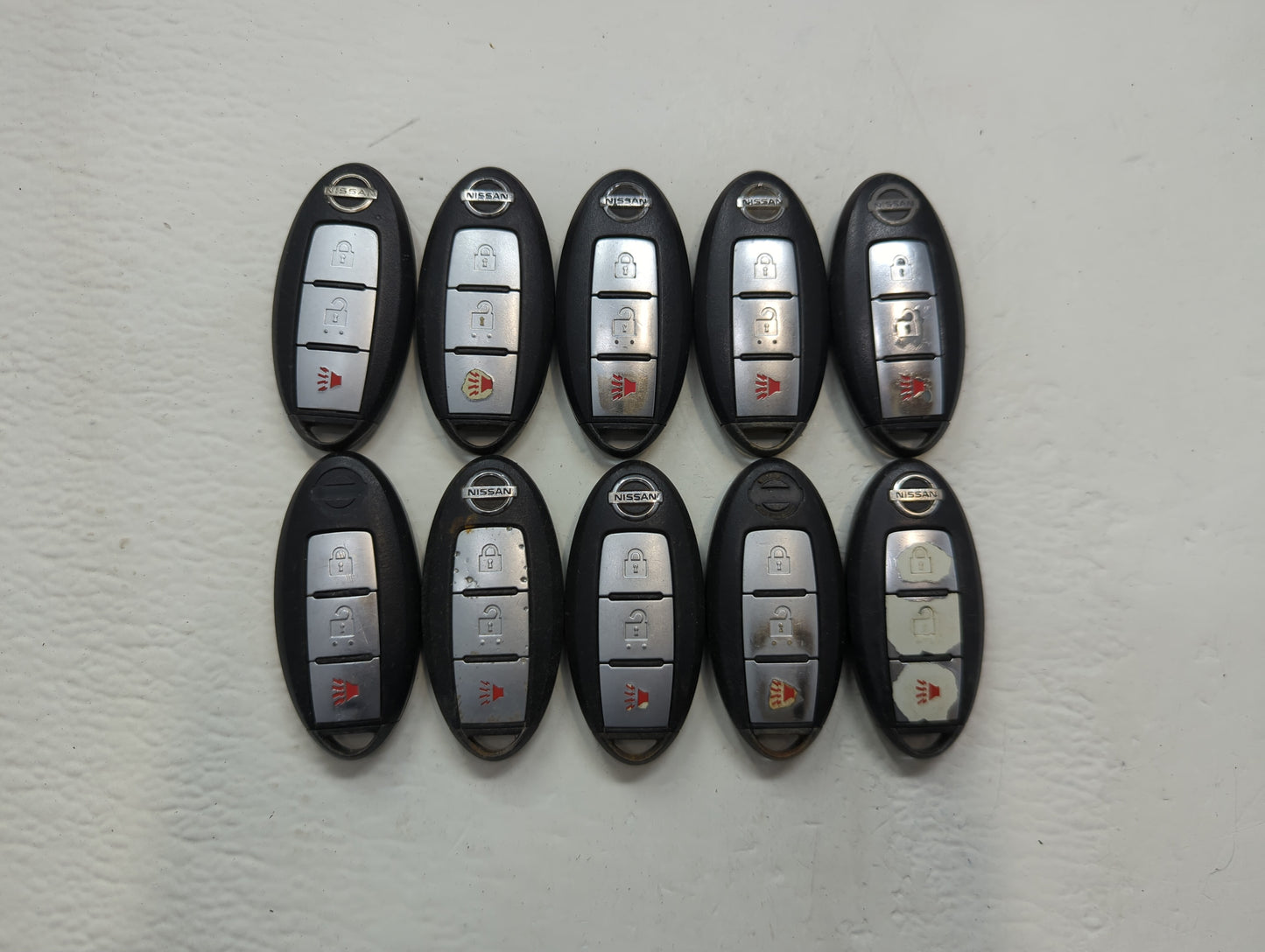 Lot of 10 Nissan Keyless Entry Remote Fob KR5S180144014 | CWTWB729 | - Oemusedautoparts1.com