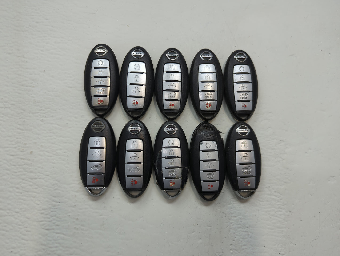 Lot of 10 Nissan Keyless Entry Remote Fob KR5S180144014 | KR5S180144106 - Oemusedautoparts1.com