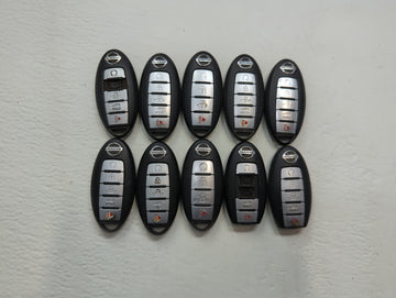 Lot of 10 Nissan Keyless Entry Remote Fob KR5S180144014 | KR5TXN4 MIXED - Oemusedautoparts1.com