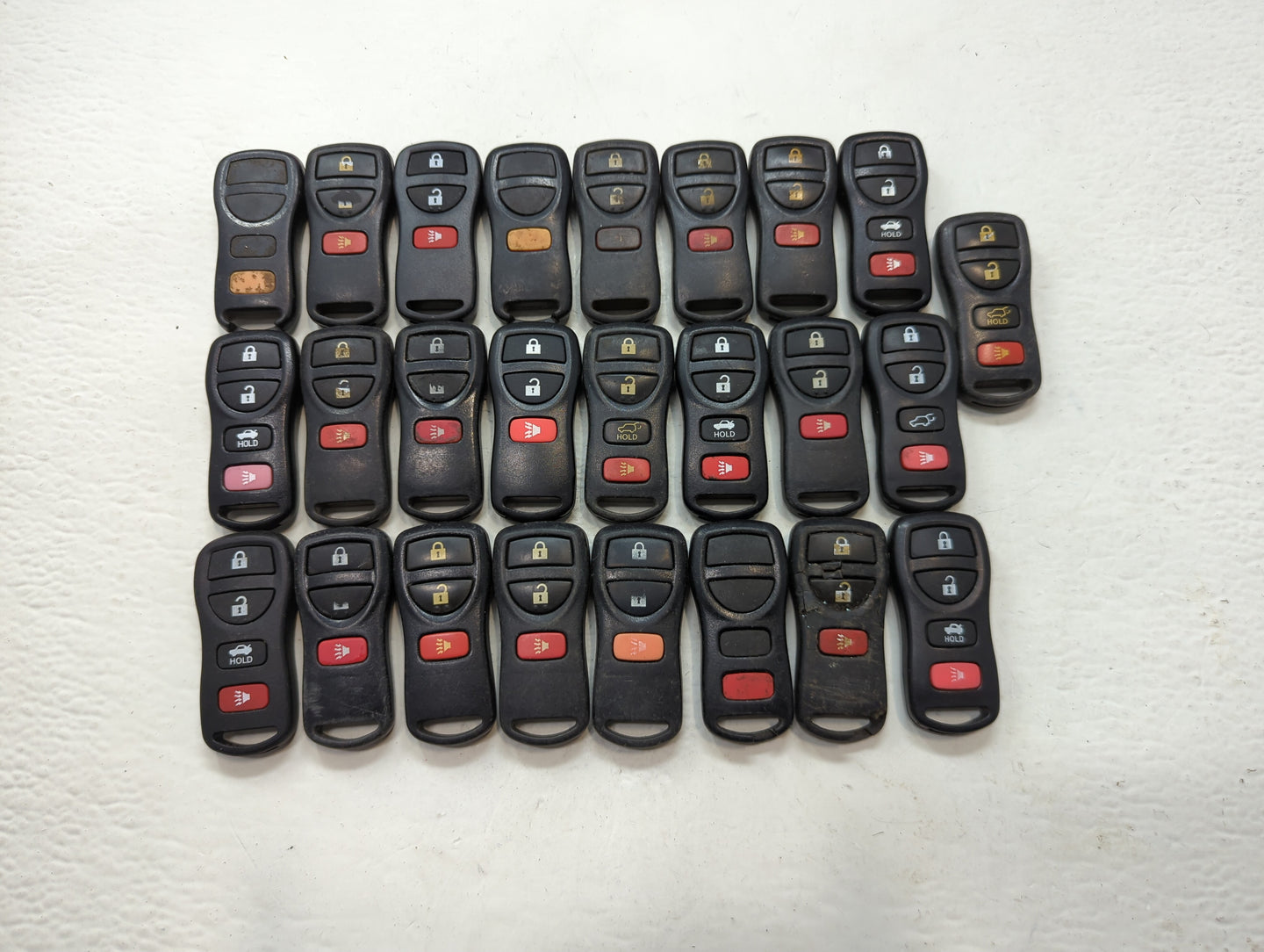Lot of 25 Nissan Keyless Entry Remote Fob KBRASTU15 | CWTWB1U821 | - Oemusedautoparts1.com