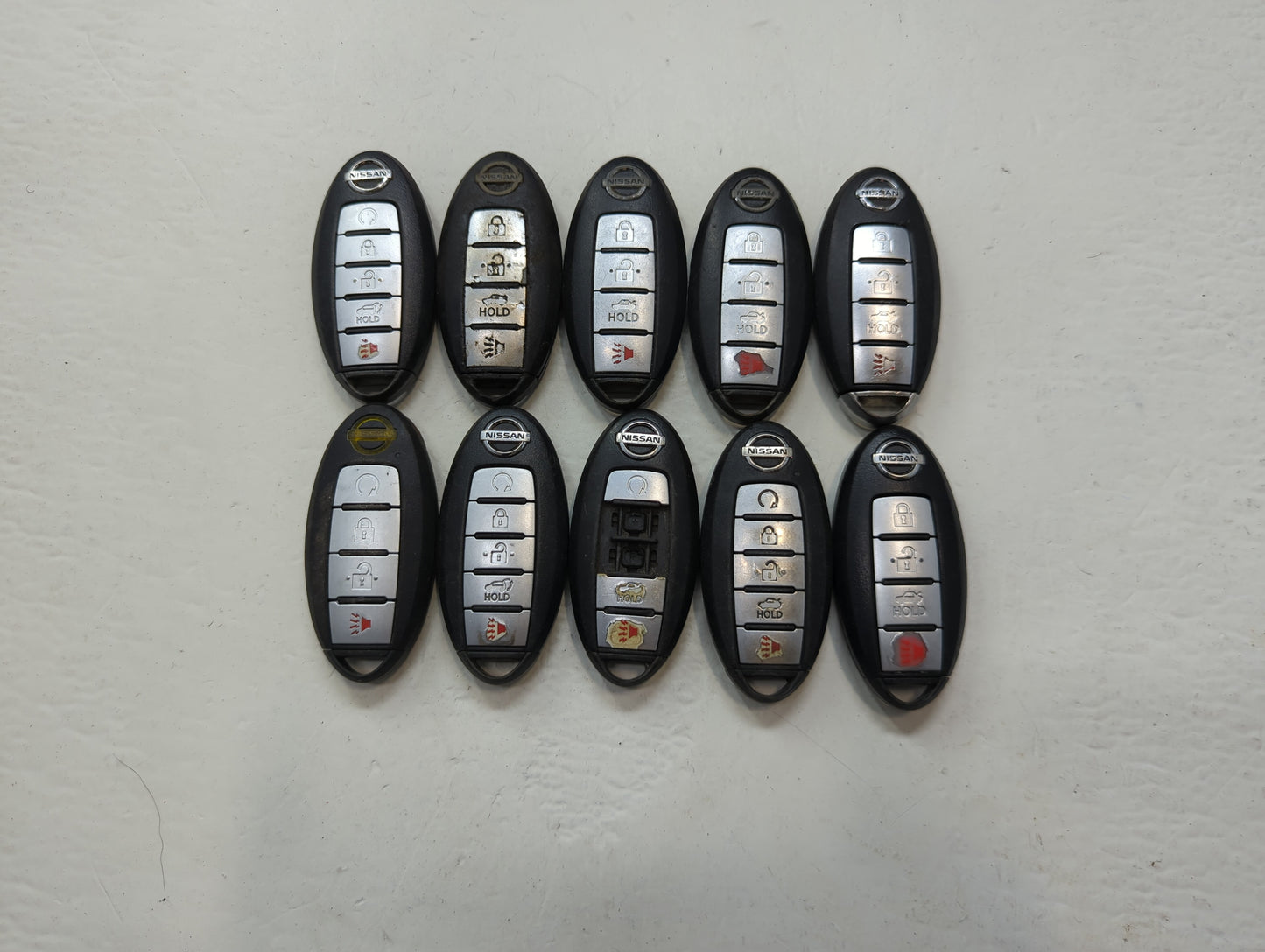 Lot of 10 Nissan Keyless Entry Remote Fob KR5S180144106 | CWTWB1U840 | - Oemusedautoparts1.com