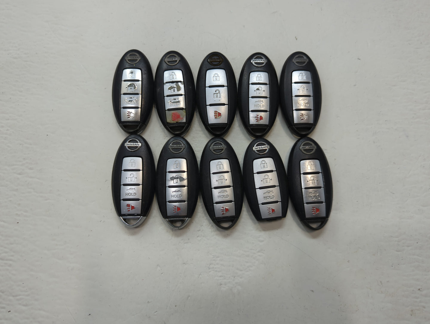Lot of 10 Nissan Keyless Entry Remote Fob KR55WK48903 | KR5S180144106 | - Oemusedautoparts1.com
