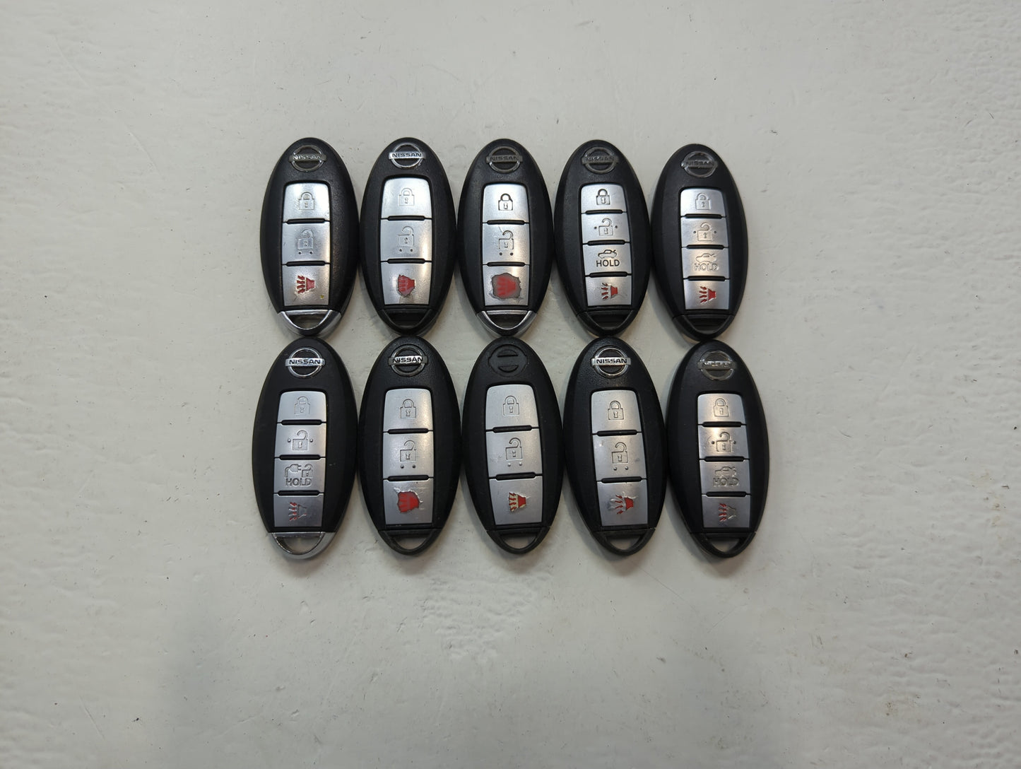 Lot of 10 Nissan Keyless Entry Remote Fob KR55WK49622 | CWTWB1U840 | - Oemusedautoparts1.com