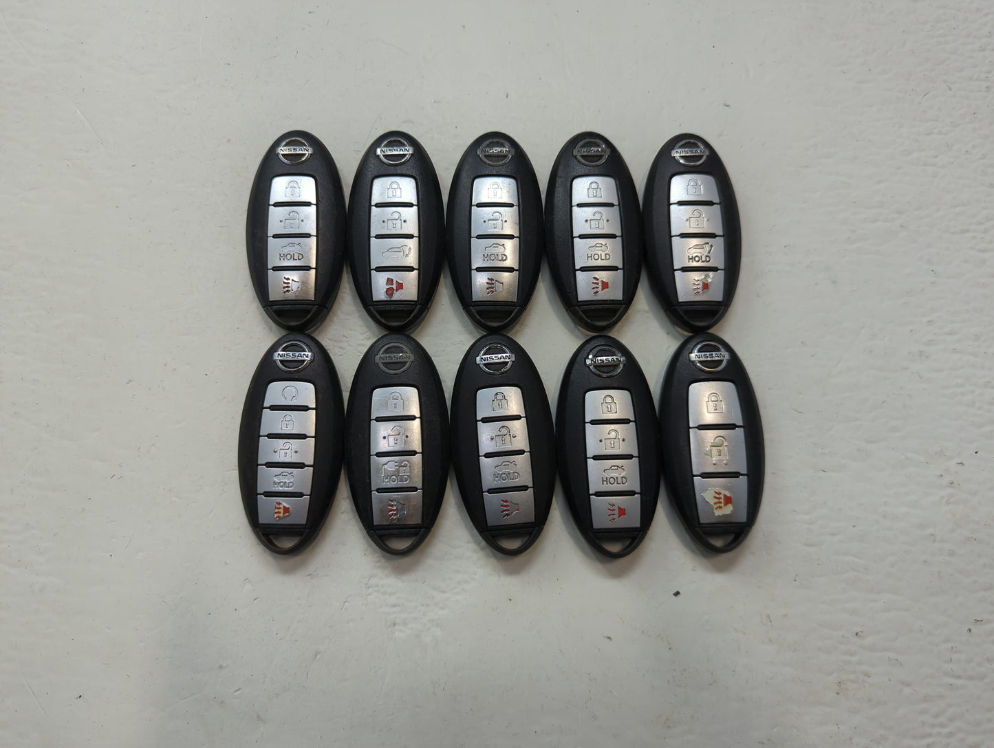 Lot of 10 Nissan Keyless Entry Remote Fob KR55W48903 | CWTWB1U840 | - Oemusedautoparts1.com